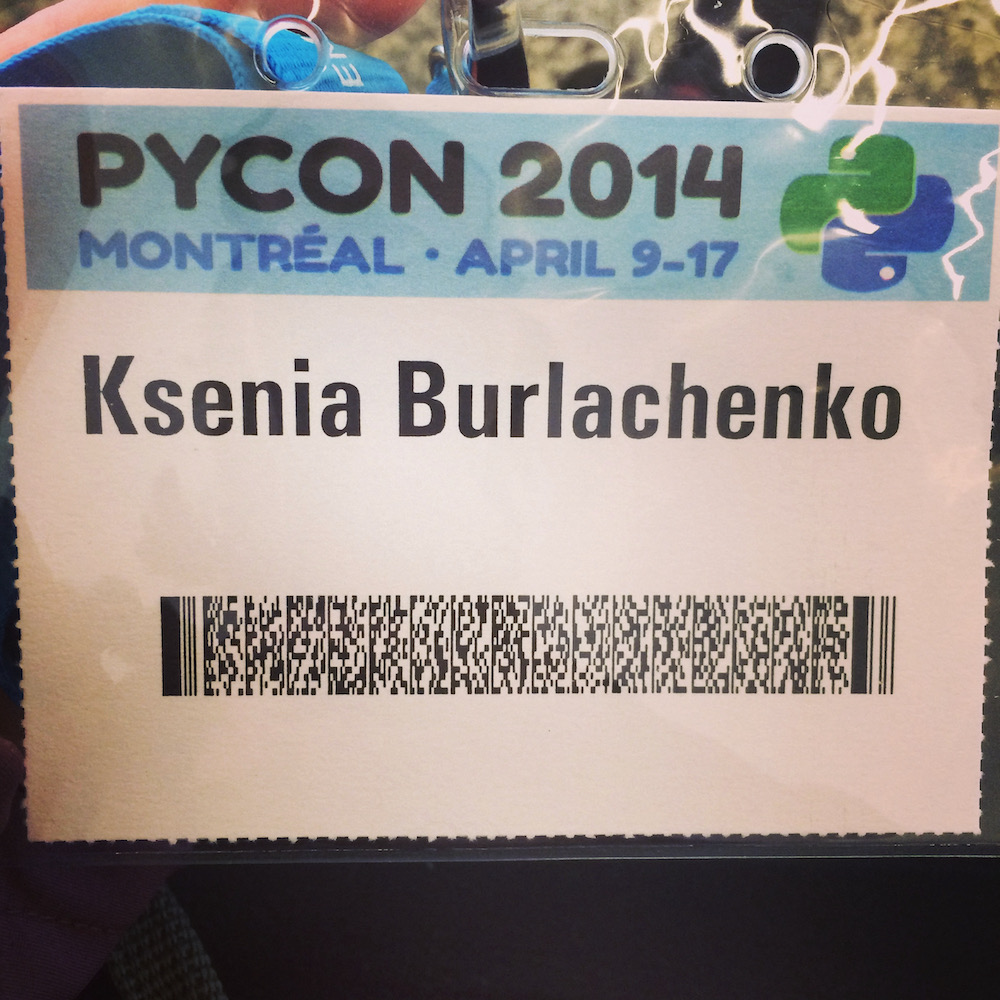 <em>I went to a conference once</em>